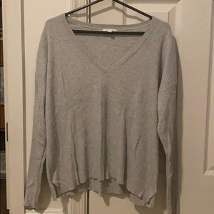 Long sleeve ribbed shirt